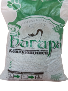 Наполнитель комкующийся (бентонит) для домашних животных «Багира» 3,5 кг (4шт/уп)